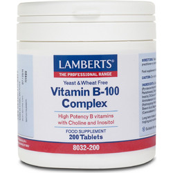 Lamberts Vitamin B-100 Complex 200 Ταμπλέτες