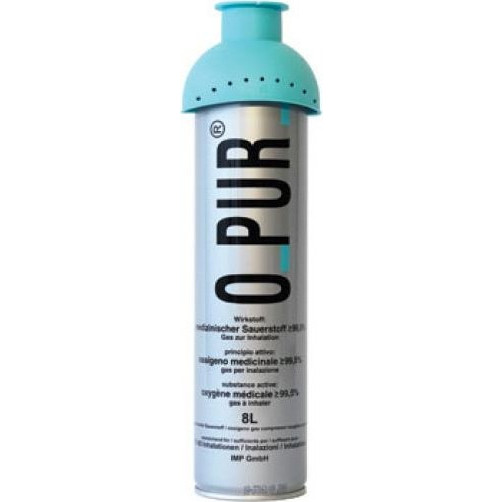 O-Pur Φορητή φιάλη οξυγόνου 8Lt