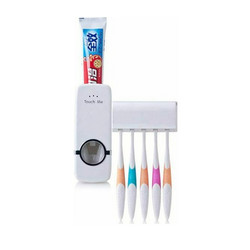 Δοσομετρητής Οδοντόκρεμας Με Βάση Θήκη Για 5 Οδοντόβουρτσες Toothpaste Dispenser & Holder OEM