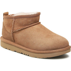 UGG Classic Ultra Mini Παιδικά Μποτάκια Ταμπά Suede με Γούνα 1130750K-CHE