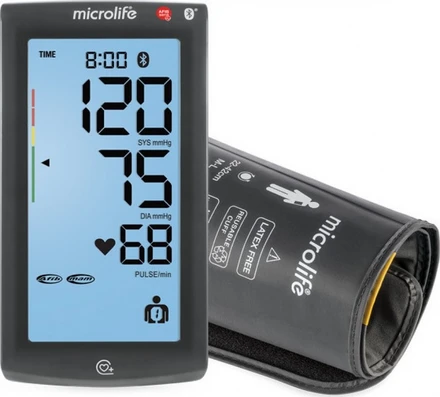 Microlife BP A7 Touch Black Ψηφιακό Πιεσόμετρο Μπράτσου με Ένδειξη