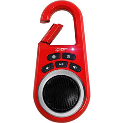 iON Audio Clipster Ηχείο Bluetooth 3W Κόκκινο
