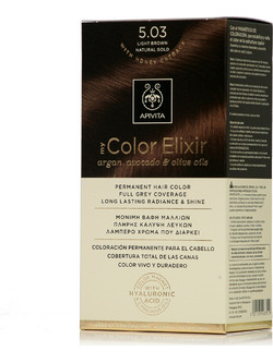 Apivita My Color Elixir 5.03 Καστανό Ανοιχτό Φυσικό Μελί Μόνιμη Βαφή Μαλλιών Χωρίς Αμμωνία 50ml