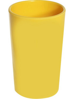 Melaware Ποτήρι Νερού Μελαμίνης 300mL Κίτρινο 9302