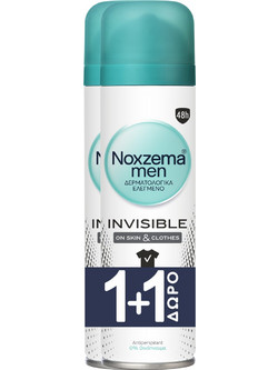 Noxzema Invisible Him 48h Antiperspirant Spray 2x150ml