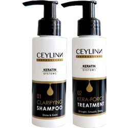 Kera-Force Treatment Ceylinn professinal100 ml + Clarifying Shampoo Ceylinn professional 100 ml Μινι Σετ