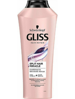 Schwarzkopf Gliss Split Hair Σαμπουάν για Επανόρθωση & Ψαλίδα για Ταλαιπωρημένα Μαλλιά 400ml