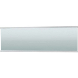 Καθρέπτης Τοίχου με Ξύλινη Κορνίζα Λευκός 196,6x61,5