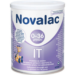 Novalac IT Βρεφικό Γάλα Σκόνη 0m+ Χωρίς Ζάχαρη 400gr