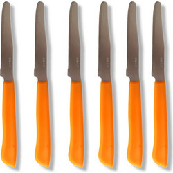 Μαχαίρι Πορτοκαλί με Πριονωτή Λεπίδα 20cm- Σετ/6Τεμ