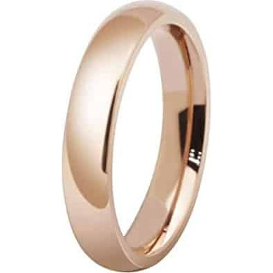 Βέρα δαχτυλίδι ροζ - χρυσό από ανοξείδωτο ατσάλι RSS-10228.4.4