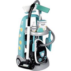 Smoby Cleaning Kit Trolley Καθαρισμού και Ηλεκτρική Σκούπα