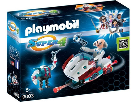 Playmobil Super 4 Ο Δόκτωρ Χ & Το Skyjet Του για 5+ Ετών 9003