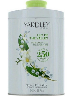 Yardley Lily of the Valley Pefrumed Talc 200gr