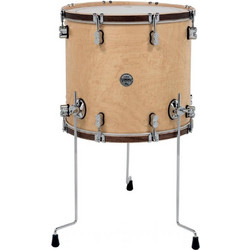 PDP by DW Concept Classic Floor Tom 14" x 14" - Natural, Walnut Hoops