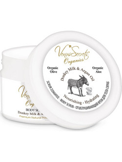Venus Secrets Donkey Milk & Argan Oil Scrub Σώματος 280ml