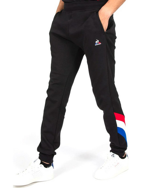 Le Coq Sportif Tri Slim N1 Ανδρικό Παντελόνι Φόρμας με Λάστιχο Μαύρο 2210383