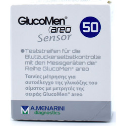Menarini GlucoMen Areo Sensor Ταινίες Μέτρησης Σακχάρου 50τμχ