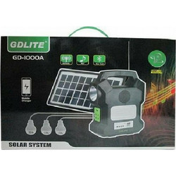 GDLite Ηλιακό Σύστημα Φωτισμού Με Φωτοβολταικό Πάνελ GD-1000A