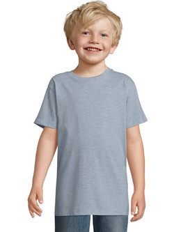 Sol's Regent Παιδικό T-Shirt Κοντομάνικο Γκρι 01183-258
