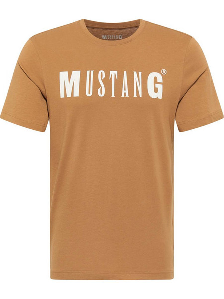 MUSTANG JEANS ΚΑΦΕ T-SHIRT 1012528-3299