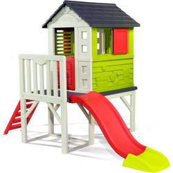 Smoby House On Stilts Πλαστικό Παιδικό Σπιτάκι με Τσουλήθρα 810800