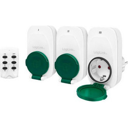 Logilink Outdoor Smart Socket Set with Remote Control EC0008 3 pack 534350