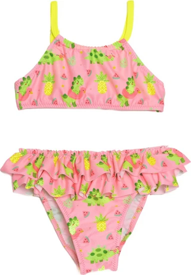 Tortue Αντηλιακό UV Παιδικό Μαγιό Bikini Set για Κορίτσι Πολύχρωμο S