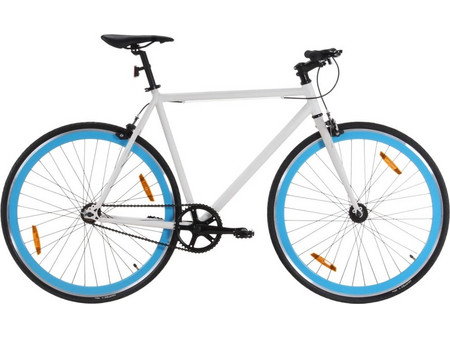 vidaXL 92271 Ποδήλατο Δρόμου 28" Αλουμινίου Λευκό Μπλε