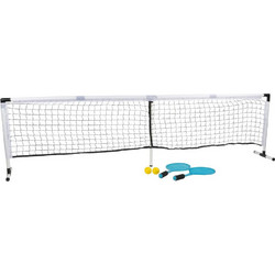 Σετ Εξοπλισμός Τένις 22 τεμαχίων με δίχτυ, ρακέτες και μπάλες, 240x15x60 cm, Scatch 14389 - Scatch