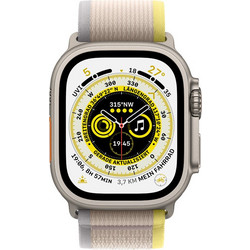 Apple Watch Ultra Cellular 49mm Titanium Trail Loop Yellow / Beige