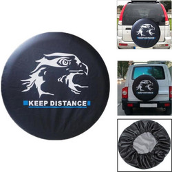 15 inch PVC Faux Leather Spare Wheel Cover Rear Tire Protector (OEM)