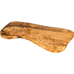 Σανίδα-πιατέλα από ξύλο ελιάς μήκους 35cm ελληνικής κατασκευής