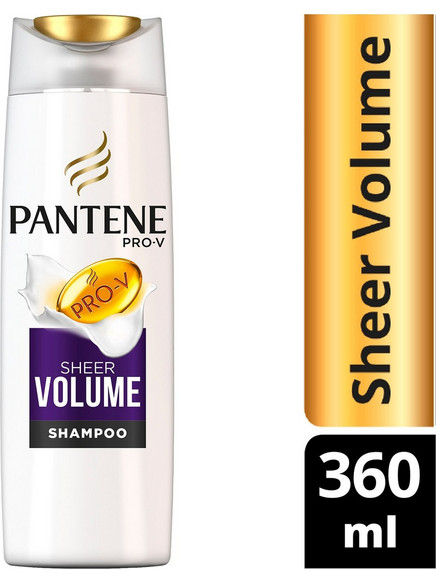 Pantene Pro V Sheer Volume Σαμπουάν για Όγκο για Λεπτά Μαλλιά 360ml
