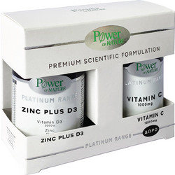 Power Health Platinum Range Zinc Plus D3 30s + Vitamin C 1000mg 20 Ταμπλέτες