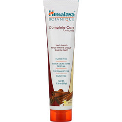 Himalaya Botanique Complete Care Simply Cinnamon Οδοντόκρεμα για Λεύκανση & Προστασία Ούλων κατά της Πλάκας Χωρίς Φθόριο 150gr
