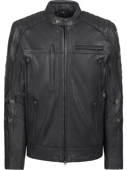 John Doe Technical Leather jacket with XTM black