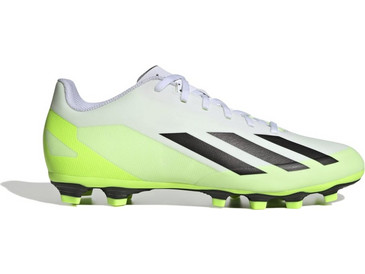 Adidas X Crazyfast.4 FG HQ4535 Ποδοσφαιρικά Παπούτσια με Τάπες Λευκά Πράσινα