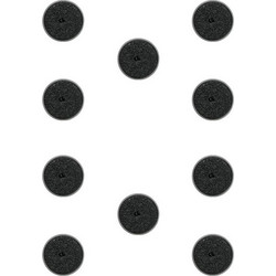25mm ROUND CLOSED BASES (10) D.O