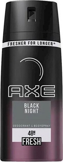 Αποσμητικό AXE Black Night Ανδρικό Αποσμητικό Spray 150ml