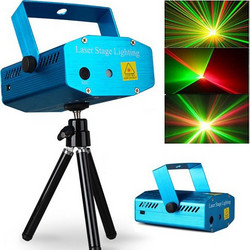 Mini Φωτορυθμικό Laser Stage Lighting 50W Με Κόκκινο Και Πράσινο Χρώμα