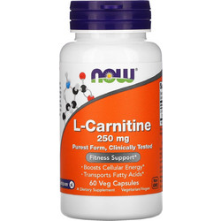 Now Foods L-Carnitine 250mg 60 Κάψουλες