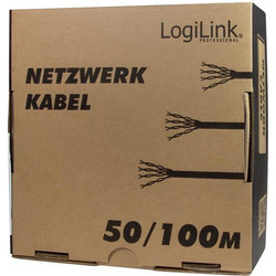 LogiLink U/UTP Cat.6 Καλώδιο Δικτύου Ethernet 100m Grey CPV0033