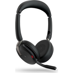 Jabra Evolve2 65 Flex Ακουστικά Ενσύρματo & Ασύρματo Head-band Γραφείο/Τηλεφωνικό κέντρο Bluetooth Μαύρος (Μαύρο)