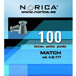 Βολίδες Πλακέ Norica Match 5,5mm 100τμχ