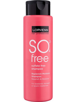 Lorvenn So Free Σαμπουάν Κερατίνης για Επανόρθωση για Ταλαιπωρημένα Μαλλιά 300ml