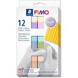 Fimo soft σετ 12 τεμάχια, pastel