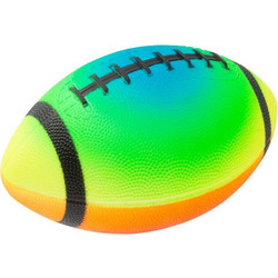 Μπάλα Παραλίας Πλαστική Rugby Πολύχρωμη 23 cm