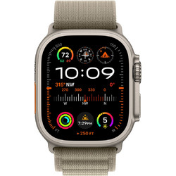 Apple Watch Ultra 2 Cellular 49mm Titanium Alpine Loop Olive