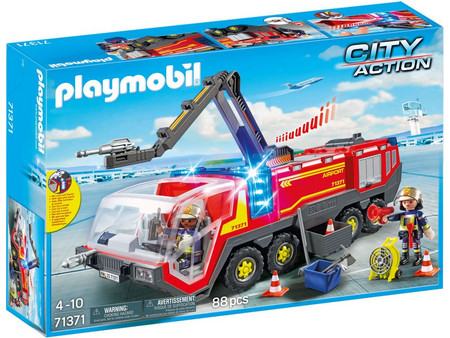 Playmobil City Action Πυροσβεστικό Όχημα με Φώτα, Ήχο & Πυροσβεστικό Κανόνι για 4+ Ετών 71371